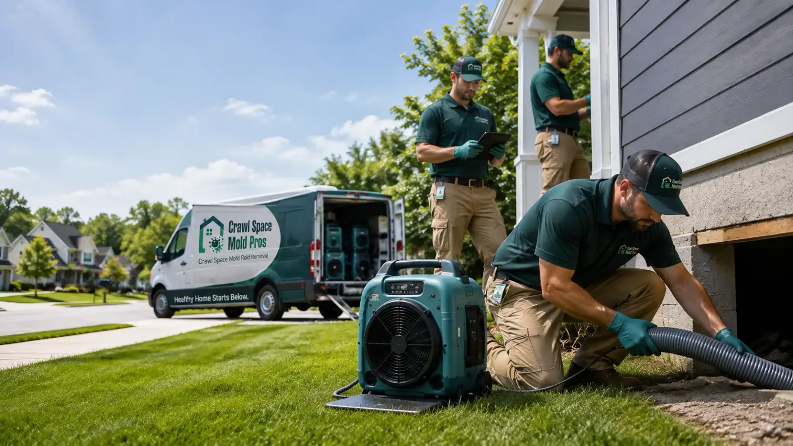 Crawl Space Mold Removal in Morgan, PA